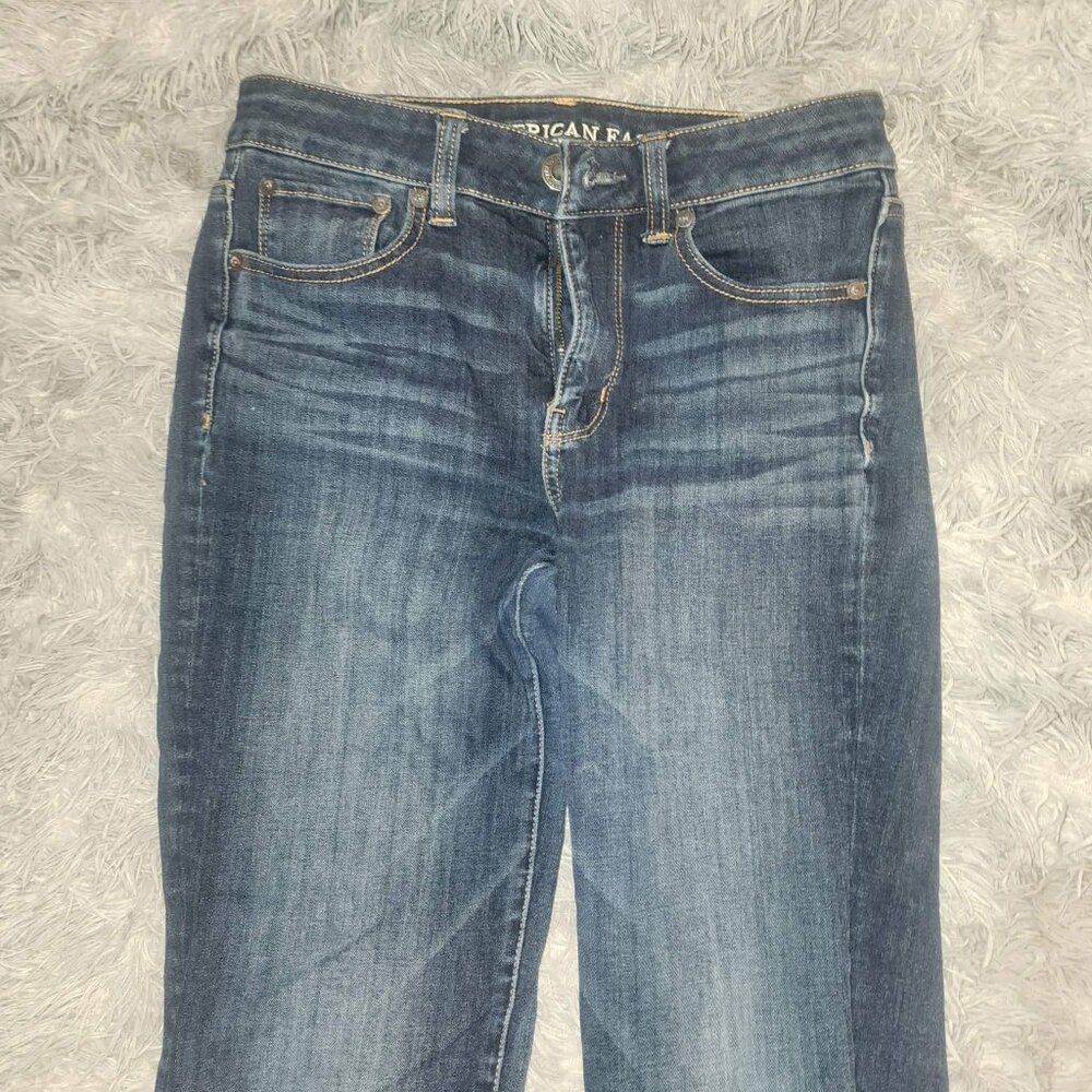 american eagly skinny jeans size 2 short